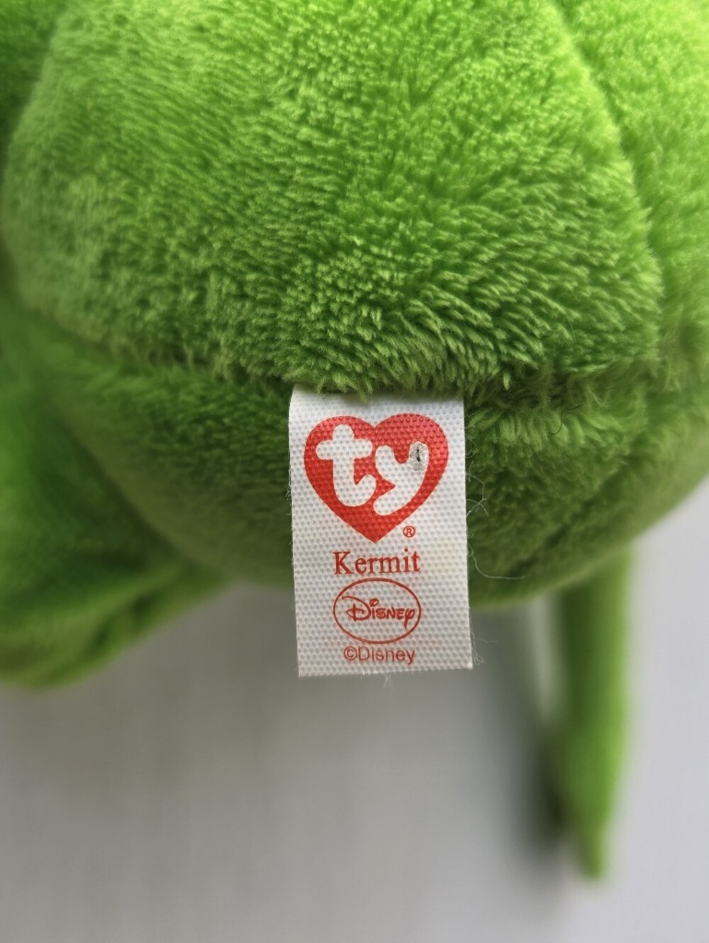 Disney Muppets 2013 Ty Beanie Kermit the Frog Plush Stuffed Toy 16" - Picture 6 of 9